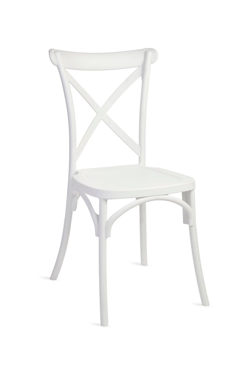 Outdoor Events Restaurant Nordic Buy Furniture Silla Stackable PP White