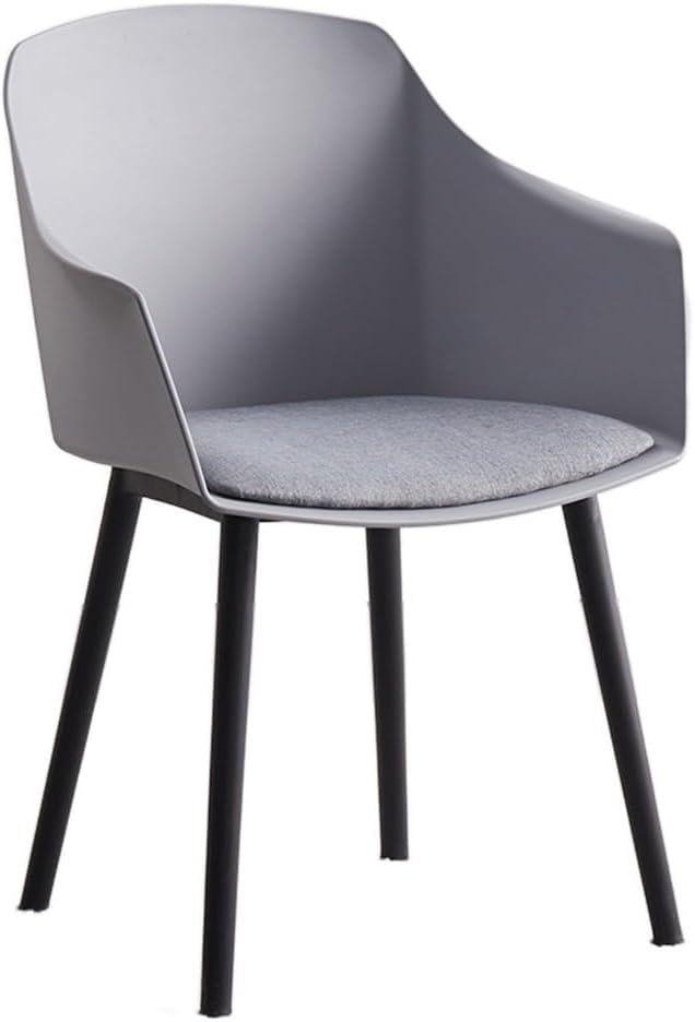 Nordic Style PP Plastic Dining Chair Grey
