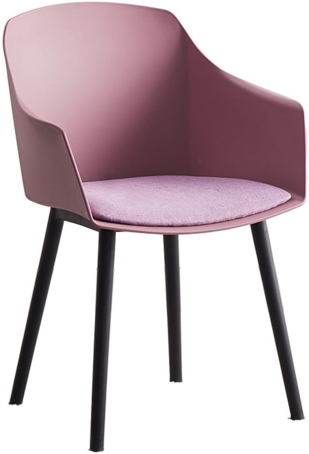 Nordic Style PP Plastic Dining Chair Rose