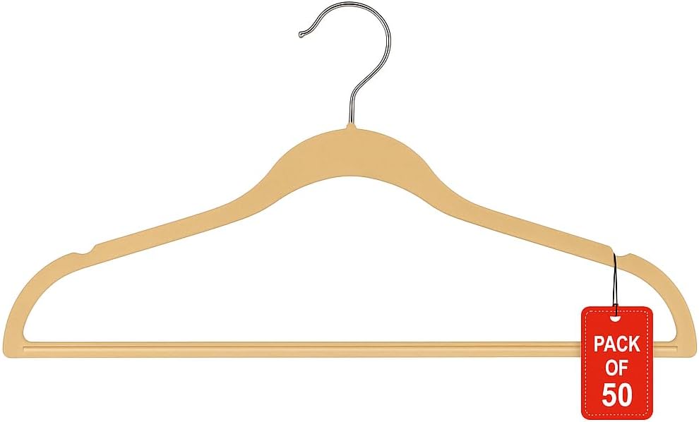 Eco Space Saver Hangers - 50 Pcs