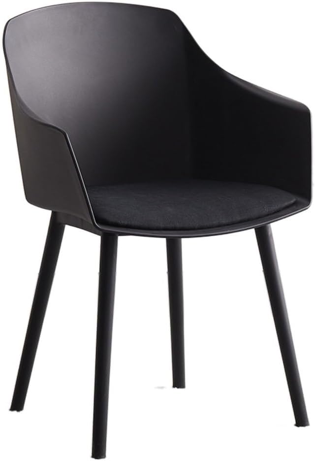 Nordic Style PP Plastic Dining Chair Black