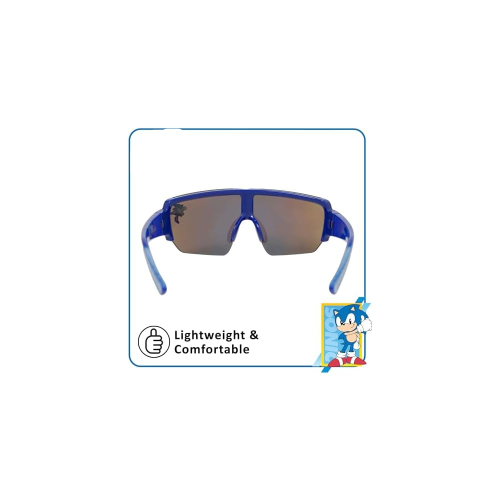 Sega Sonic Blue Large Lens Rimless