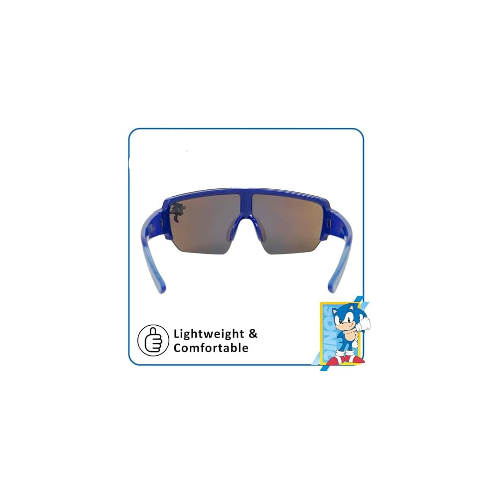Sega Sonic Blue Large Lens Rimless