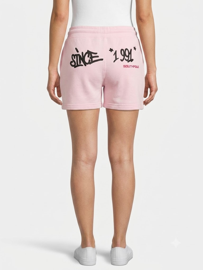 Legacy Graffiti Shorts Light Pink