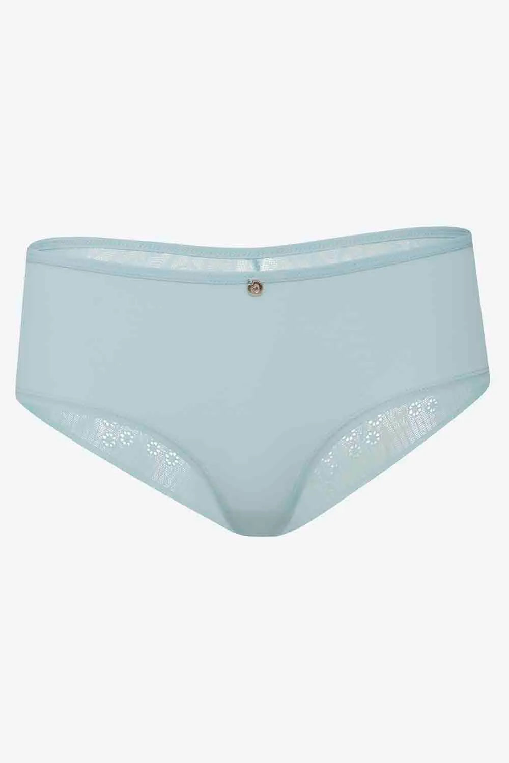 Three-piece microfiber and lace set, assorted colors