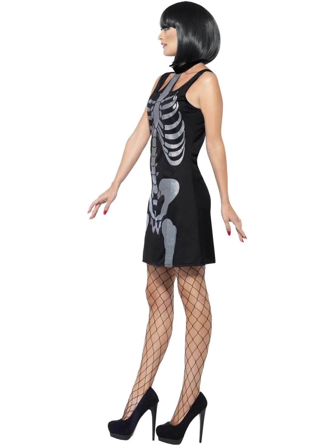 SKELETON COSTUME, BLACK