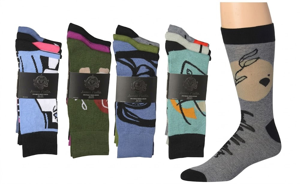 Men's Dress Socks 3-Pairs