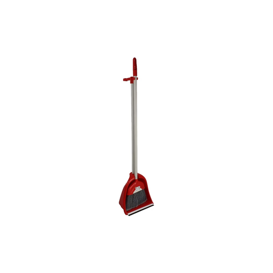 Elite - Broom and Dustpan Set Red