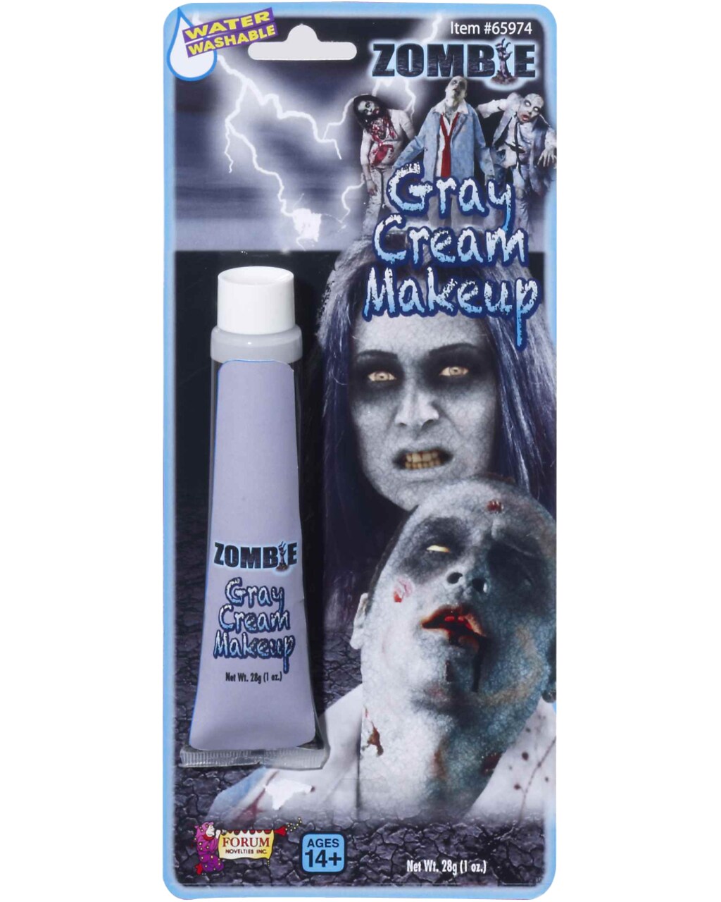 Zombie Grey Cream Tube Makeup