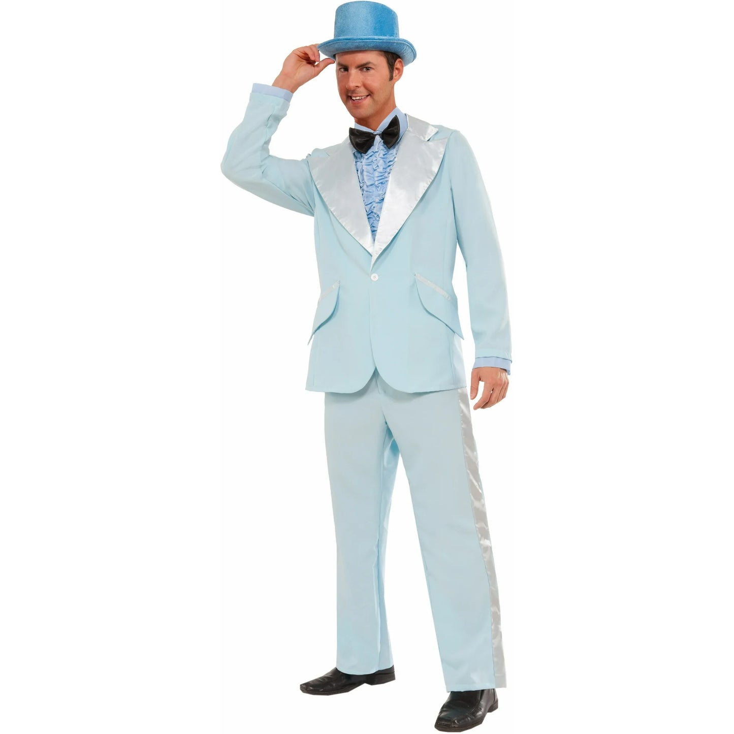 Instant Zip Up Tuxedo Blue Extra Large