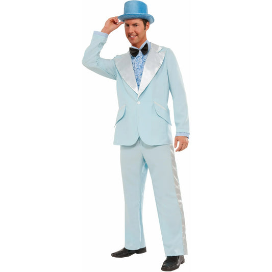 Instant Zip Up Tuxedo Blue Extra Large