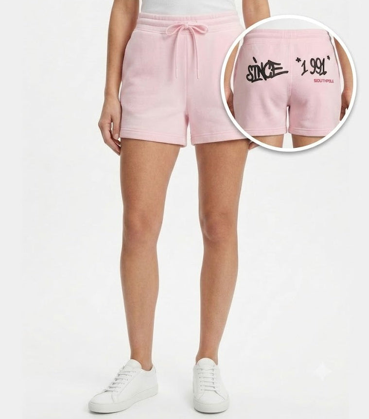 Legacy Graffiti Shorts Light Pink