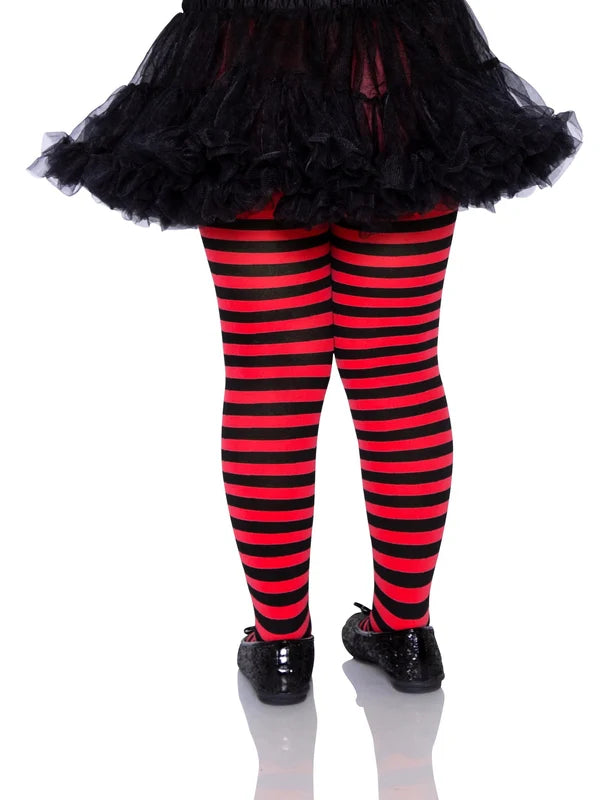 Medias de red negras para niña