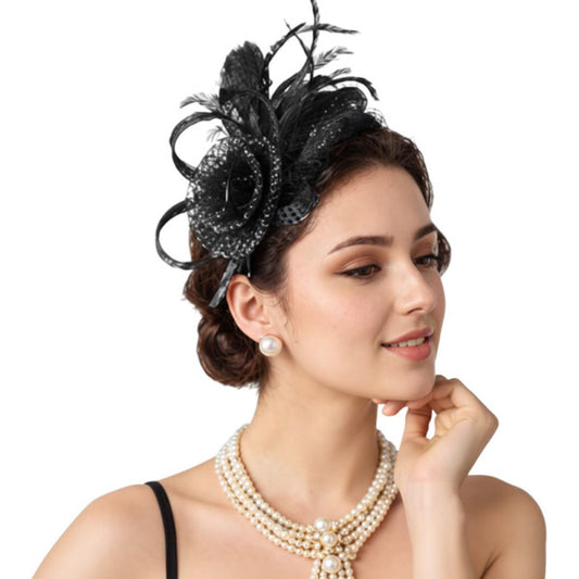 Black Fascinator