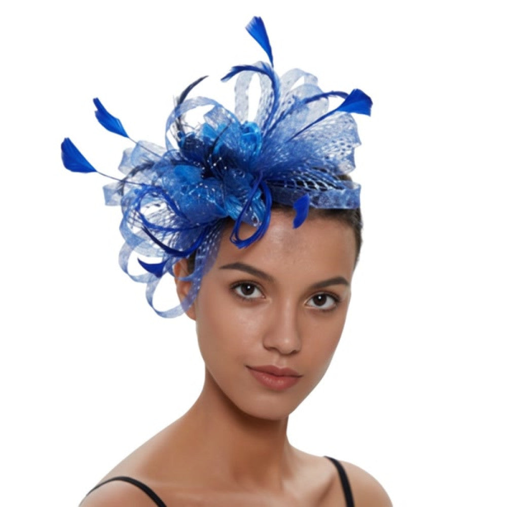 Blue Fascinator