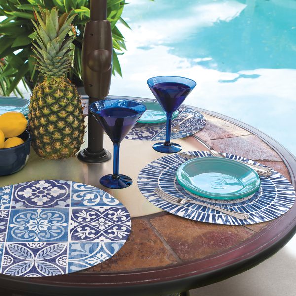 Aegean Round Reversible Placemat