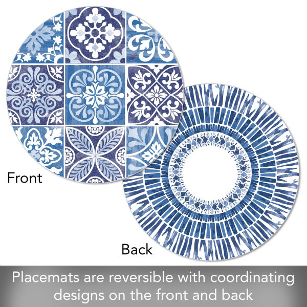 Aegean Round Reversible Placemat