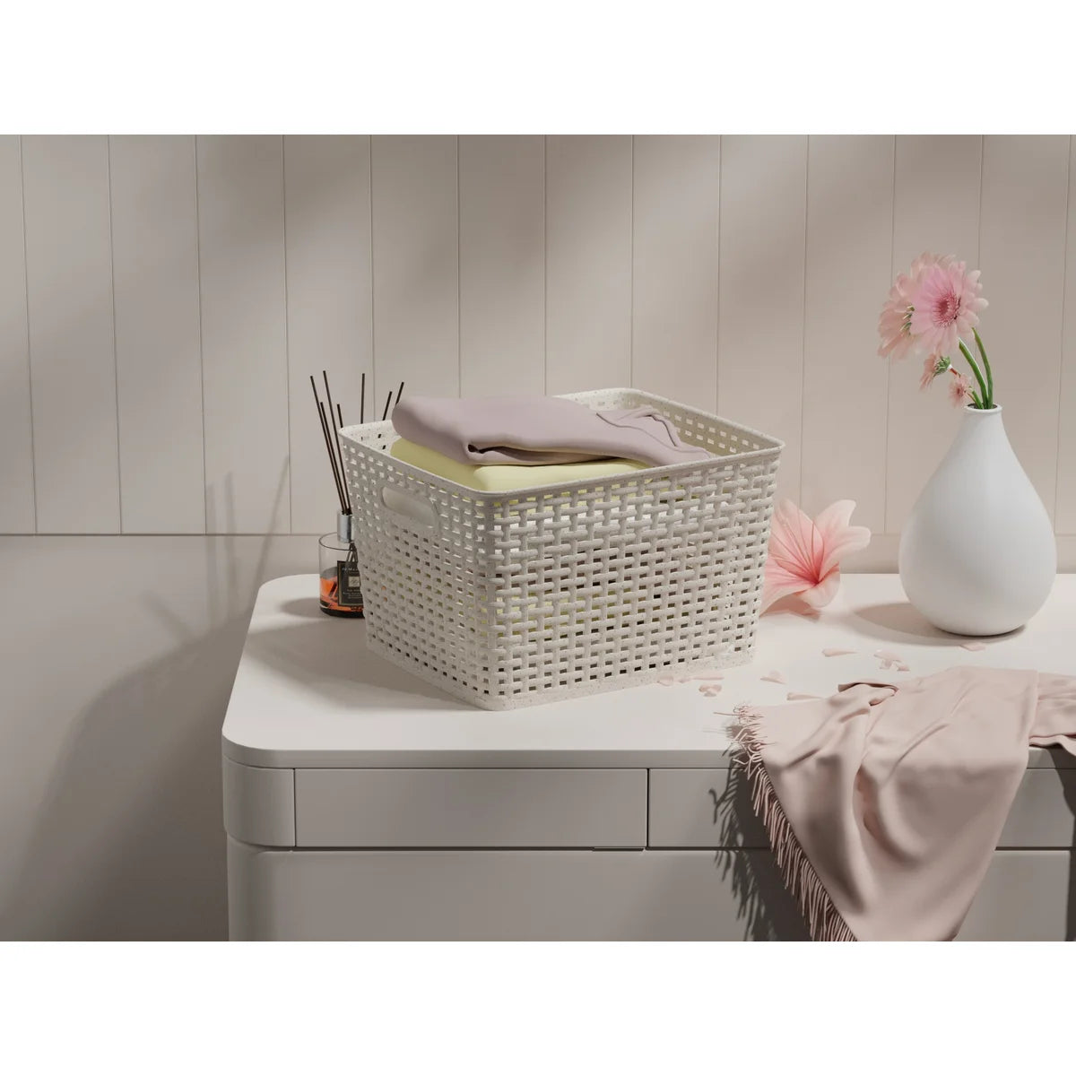 Wheat Straw - S/3 LG Storage Baskets