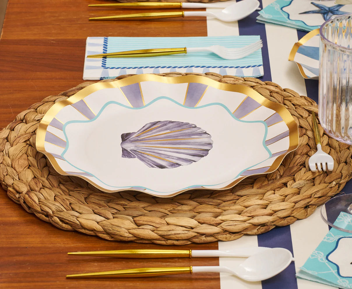 Tidal Wave Dinner Plates 10.5"