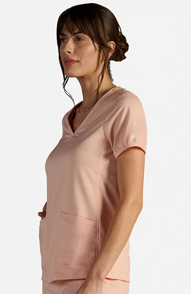 Vivian Top Peach Cloud