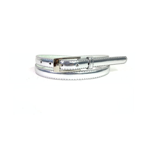 Women's Thin Belt Silver