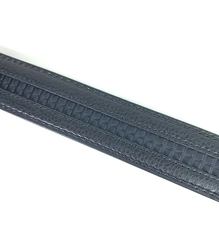 Automatic Buckle Belt Silver Black