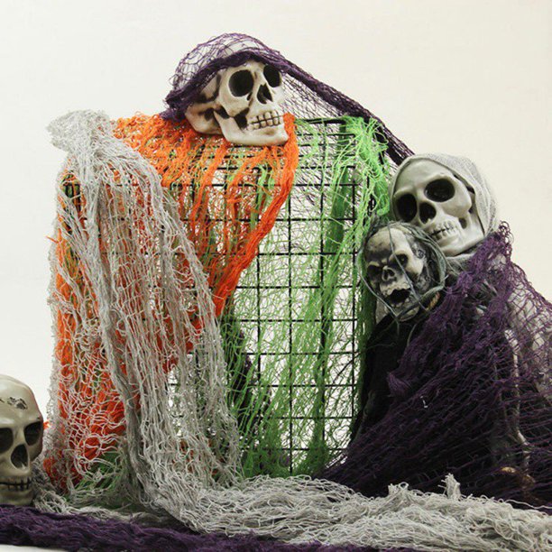 tela espeluznante de 76 cm x 183 cm