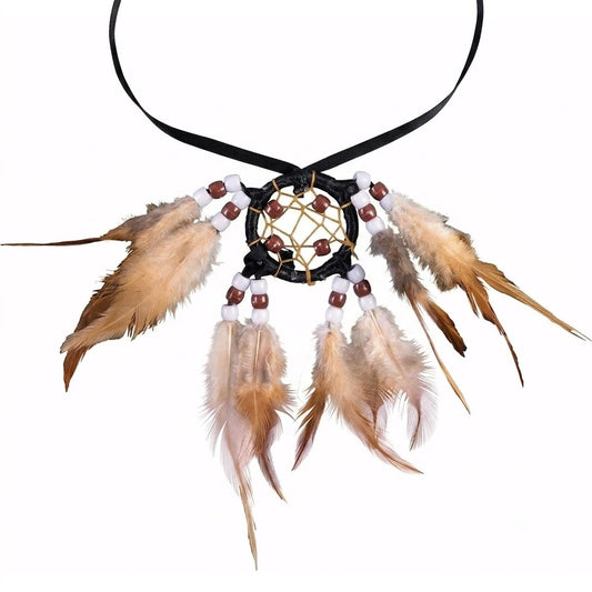 Dream catcher necklace