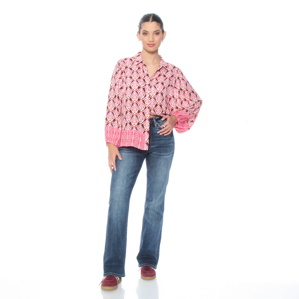Blouse Henna/Ecru/Rose  - Zac & Rachel