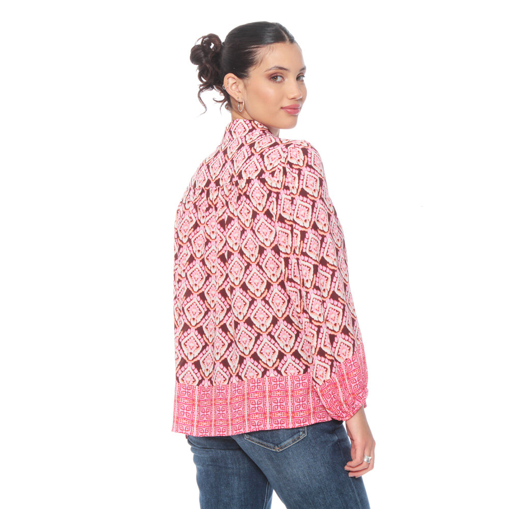 Blouse Henna/Ecru/Rose  - Zac & Rachel