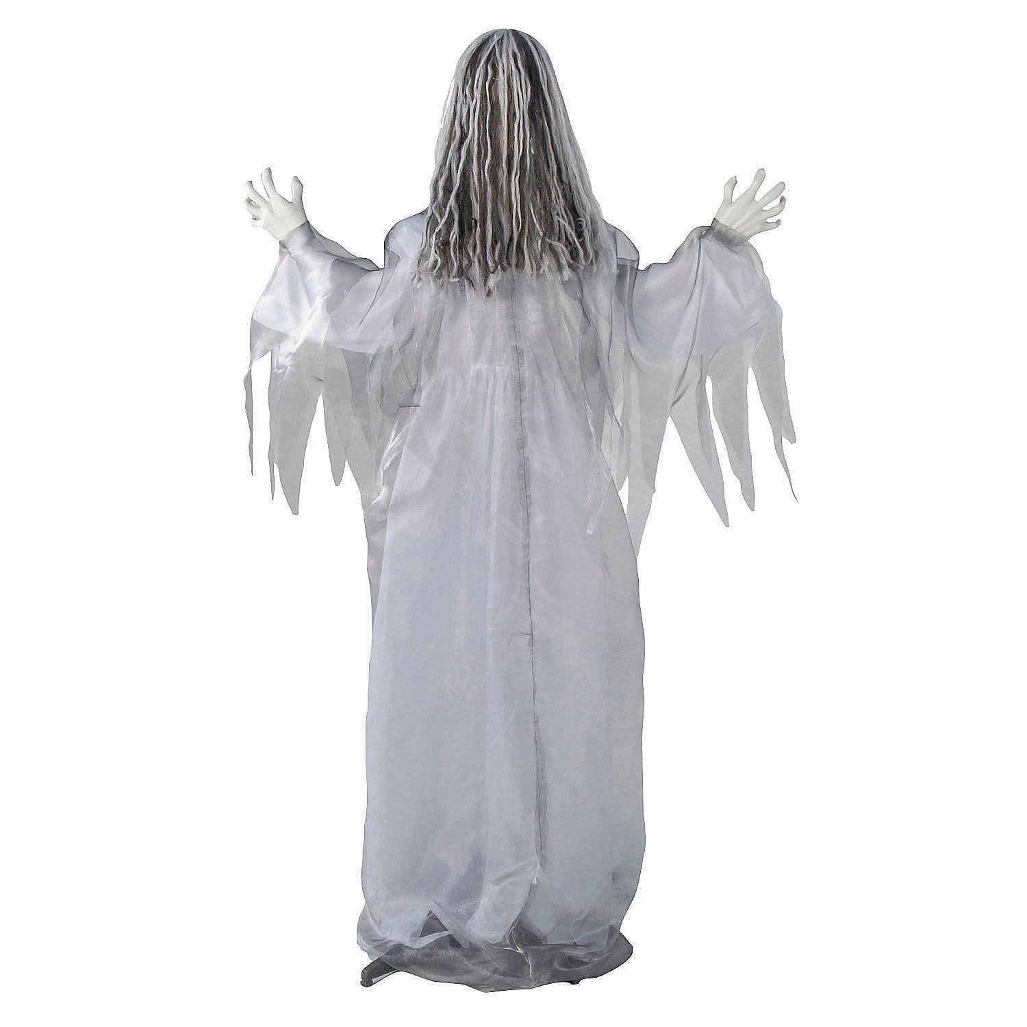 5 Ft. 6" Animated Standing Cracked Face Woman