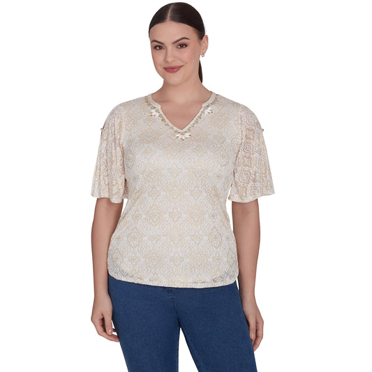 Top Ivory- Ruby Rd