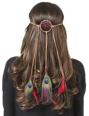 Headband w/Dreamcatcher & Feathers