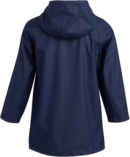 Solid Puffer Rain Jacket Navy Boy