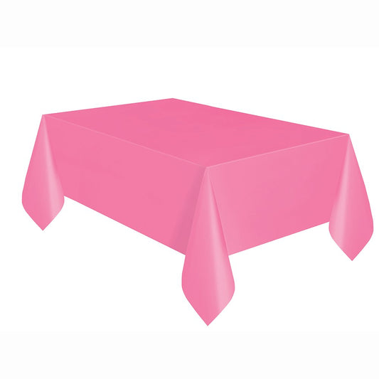 54" X 108" Table cover 0.075mm Bright Hot Pink