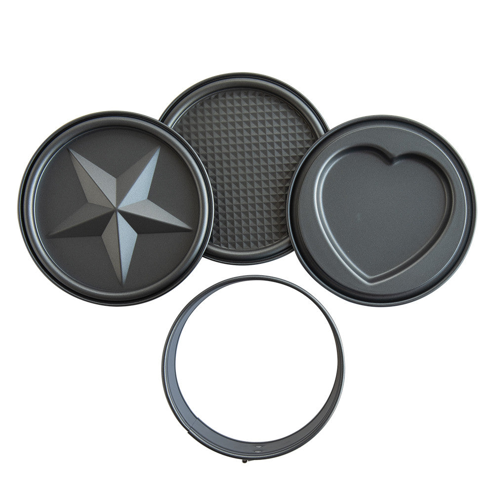 7" Springform Pan with Embossed Discs
