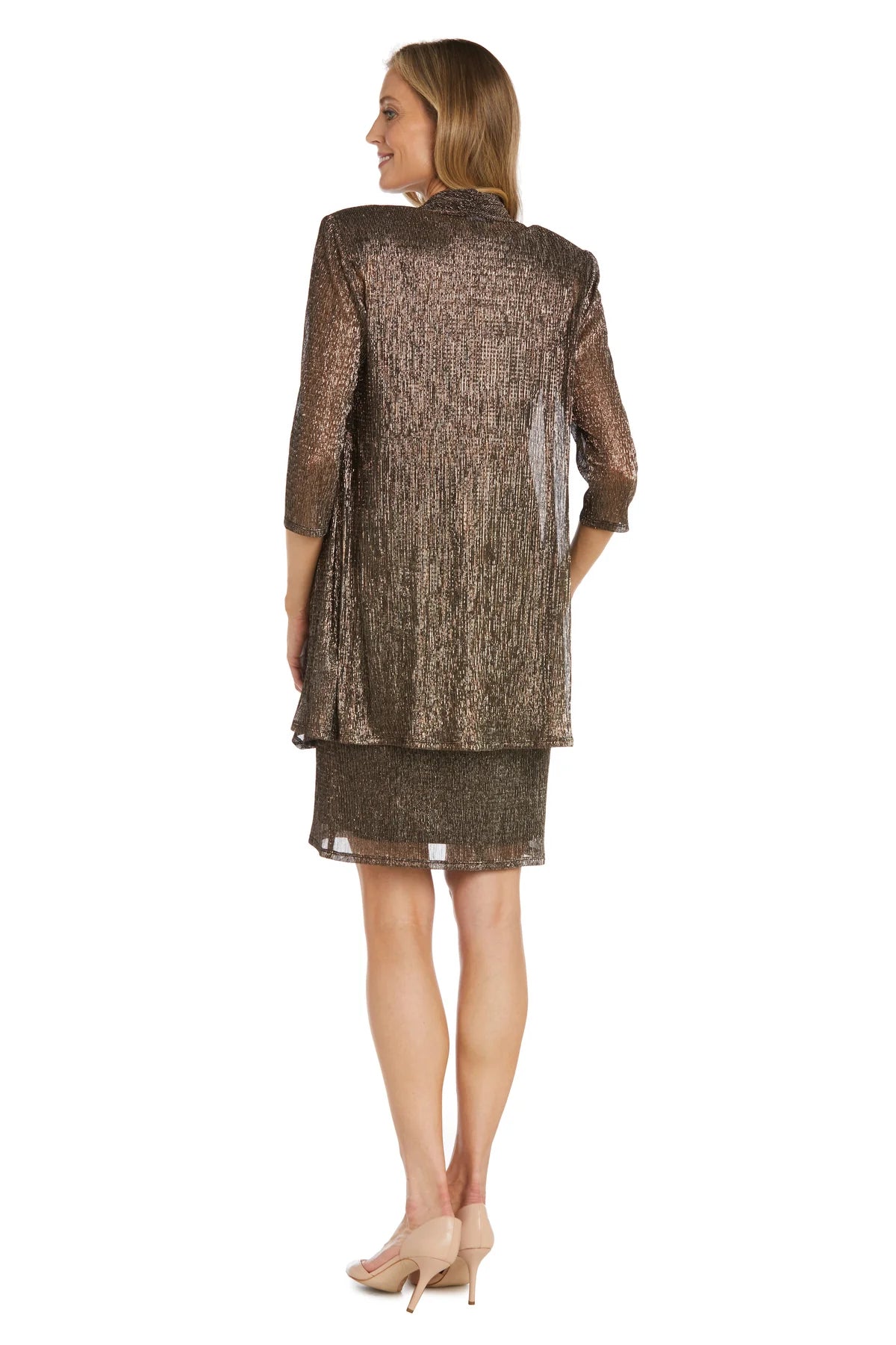 Metallic Sleeveless Dress  - RM Richards