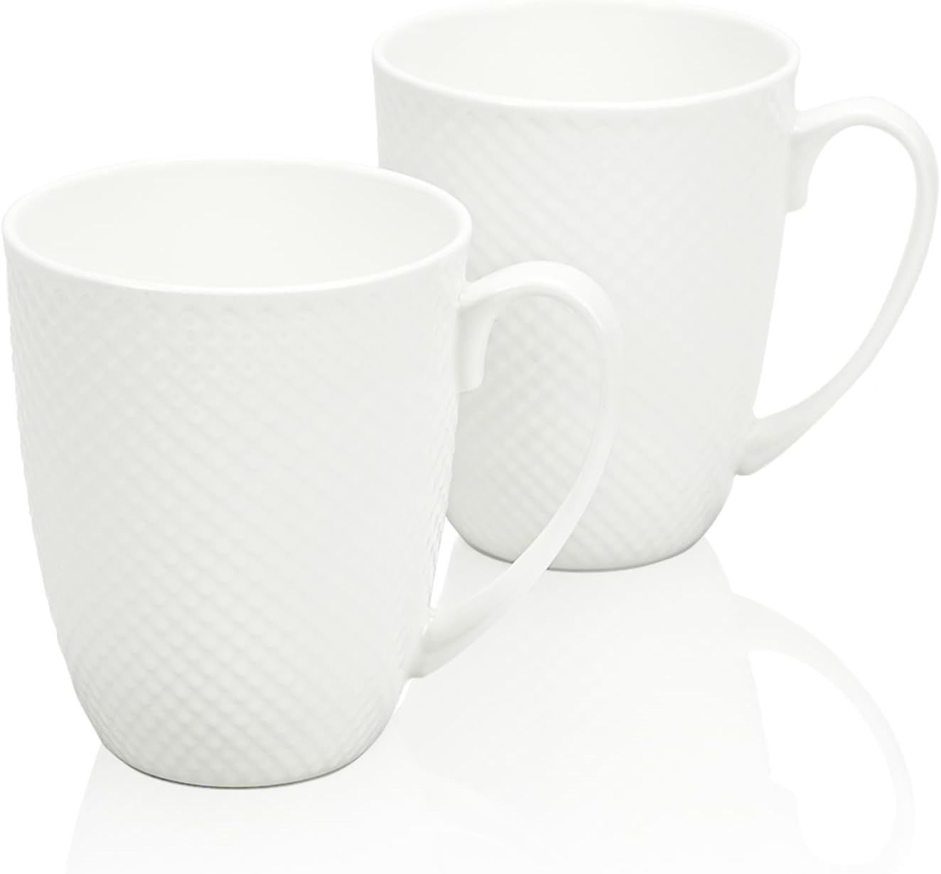 Set of 2  Cup White