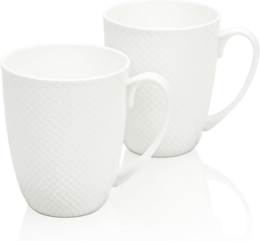 Set of 2  Cup White