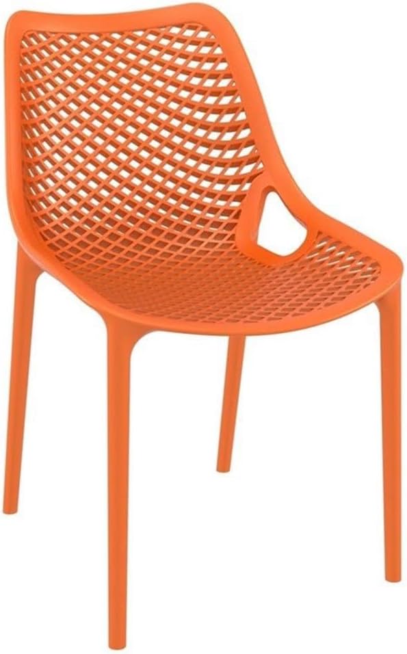 Nordic Style Accent Chairs Furniture Living Room Outdoor Orange