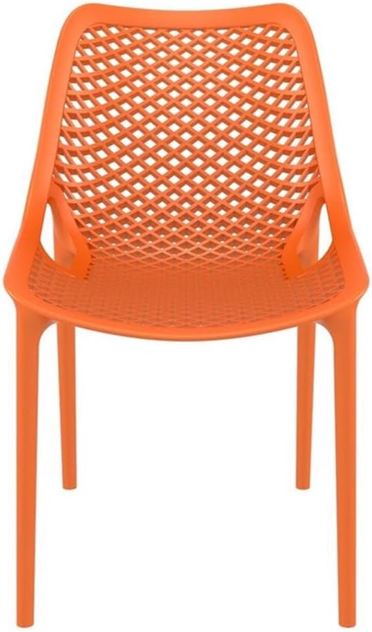 Nordic Style Accent Chairs Furniture Living Room Outdoor Orange