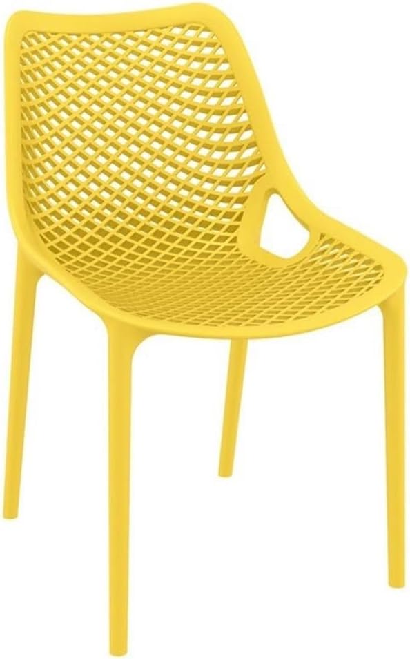 Nordic Style Accent Chairs Furniture Living Room Outdoor Yellow