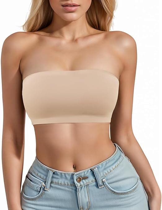 Women's Bandeau Bra in 4 Colors