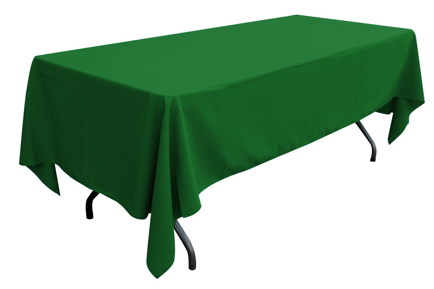 54" X 108" Table cover 0.075mm Kelly Green