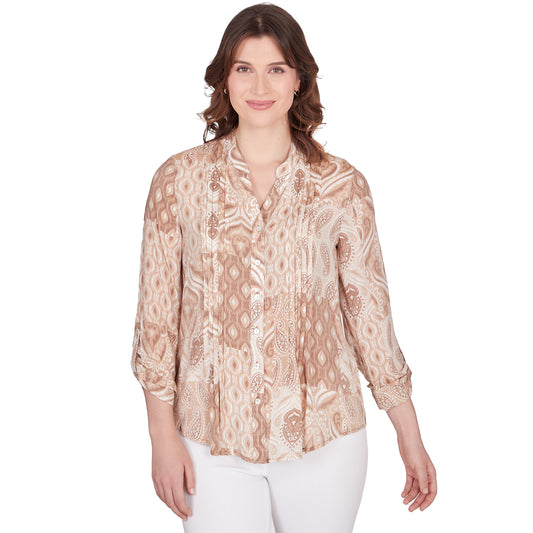 Wov Global Slub Top Taffy multi - Ruby Rd
