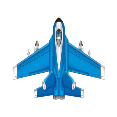 FighterJet MicroKite  4.9" x 4.3"