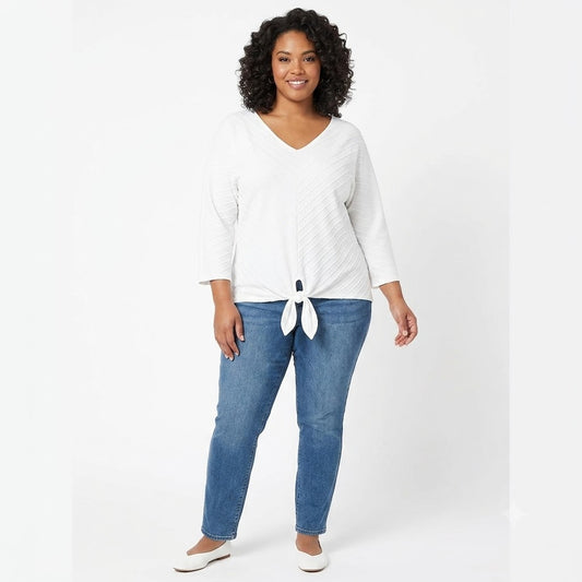 Blusa Blanca Ruby Rd X
