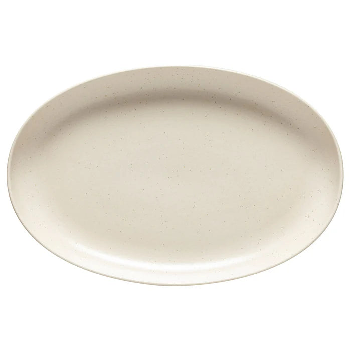 Large Oval Platter Pacifica Vanilla 16"