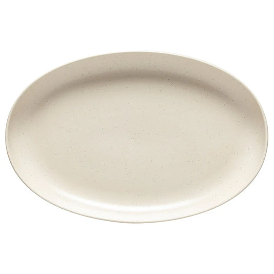Bandeja ovalada grande Pacifica Vainilla 16"