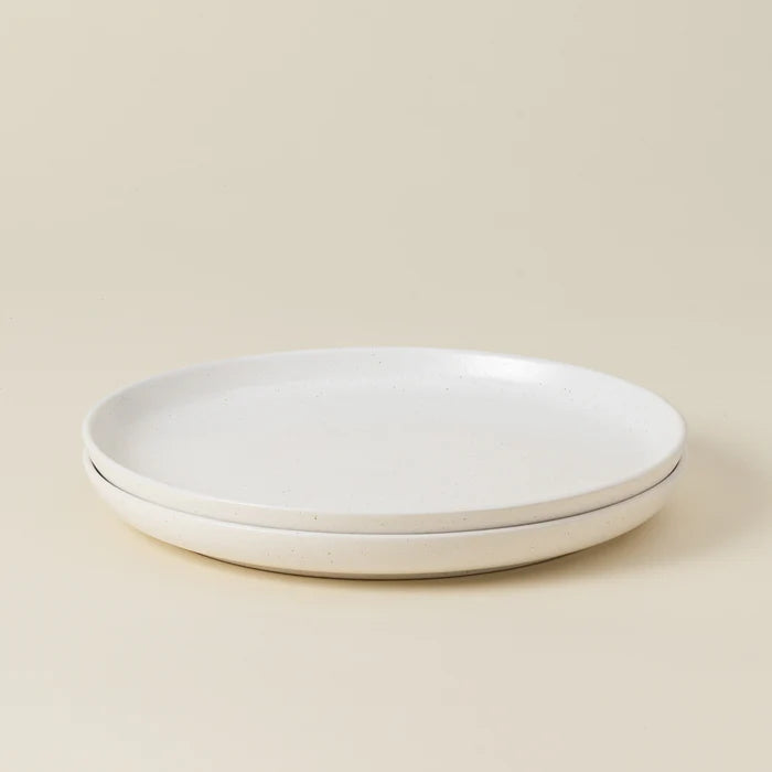 Plato Llano Pacifica Blanco Salado 28 cm